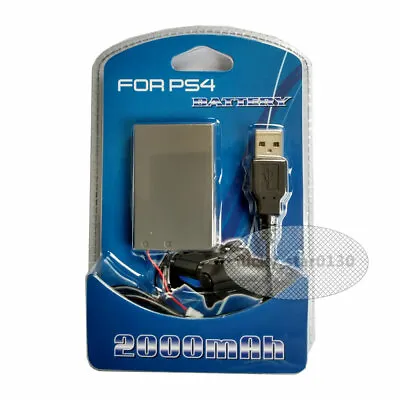 $13.29 • Buy New Replacement Battery Playstation 4 PS4 Controller (1st Gen) FREE USB Cable