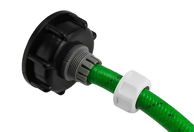 IBC Tank Adapter S60X6 To Standard 1/2  Garden Hose Connector Pipe Fitting • £7.99