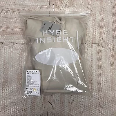 Official BTS Hybe Insight Humble Souls Hoodie Pullover Beige Size L/XL *Sold Out • $224.99