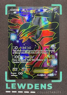 Yveltal EX - 144/146 - Full Art - XY Base Set - Pokemon Card • $50