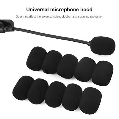 10pcs Mini-Headset Microphone Sponge Foam Windscreen Replacement Mic Cover  • $8.18