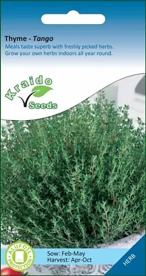 £1.49 • Buy Thyme Seeds - 1500 Seeds - Herb Seeds - Thymus Vulgaris - Grow Outdoor Or Indoor