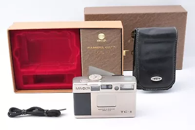 [N MINT Box] Minolta TC-1 Point Shoot 35mm Film Camera Case Strap From JAPAN #31 • $1026