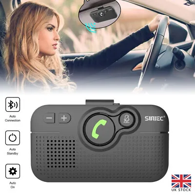 Wireless Bluetooth Handsfree Car Kits Speaker Phone Voice Guidance 650mAh New • £28.99