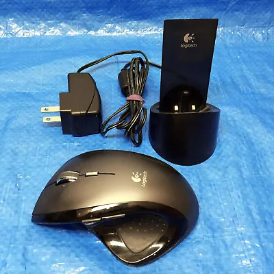 Logitech MX Revolution M-RBQ124 Ergonomic Wireless Laser Mouse & Charger NO USB • $39.99