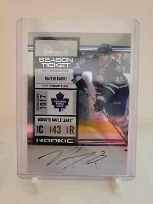 2010-11 Panini Playoff Contenders Rookie Ticket Nazem Kadri #163 Rookie Auto RC • $29.43