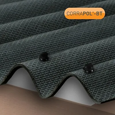 Corrapol-BT Corrugated Bitumen Roofing Sheets - All Colours • £10