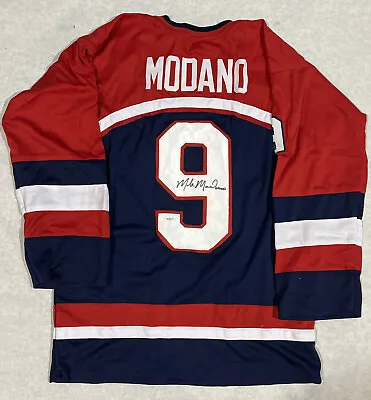 Mike Modano Signed Custom Team USA Jersey Size XL JSA Hologram • $134.99