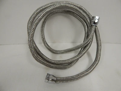 $13.45 • Buy 4' Spectre 7/32 Steel Braid Vacuum Line Chrome Magna Ends 4 Foot Braided