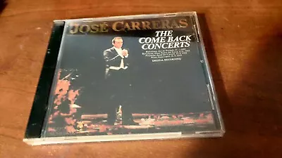 Jose Carreras The Come Back Concerts West German Cd • $6.99