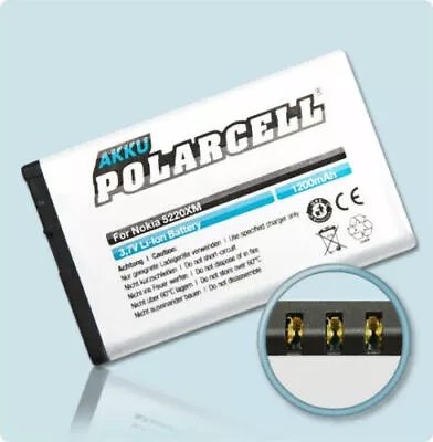 $30.99 • Buy Polar Cell Battery Nokia C5-00 6303i 3720 5220 C3-01 C6-01 6730 Classic BL-5CT