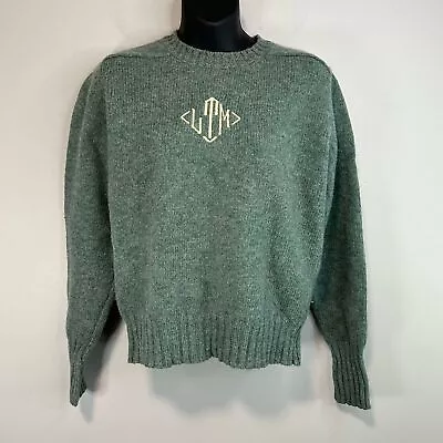 Vintage Woolrich Wool Sweater Green Size Medium Womens 100% Wool • $18.99