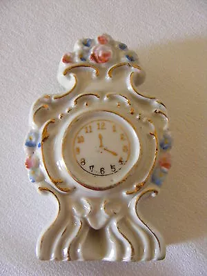 Vintage Porcelain 4  Clock Occupied Japan 4-c • $29.99