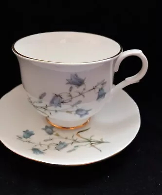 SADLER WELLINGTON Bone China Tea Cup & Saucer In BLUEBELL / HAREBELL Ex. Cond. • £7.99