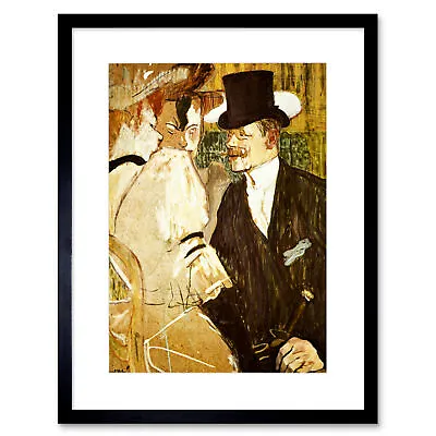 Toulouse Lautrec Anglais At Moulin Rouge Framed Wall Art Print • $23.49