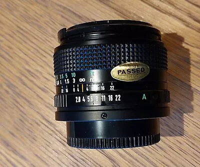 Canon FD 28mm F/2.8 Wide Angle Manual Focus Lens Boxed With Caps • £40