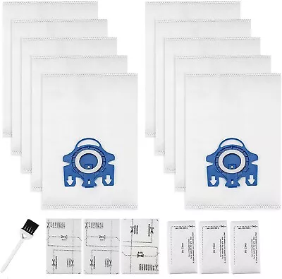 10Pcs Vacuum 3D Efficiency Dust Bags Replace Miele 3 Protection /Airclen Filter • $19.99