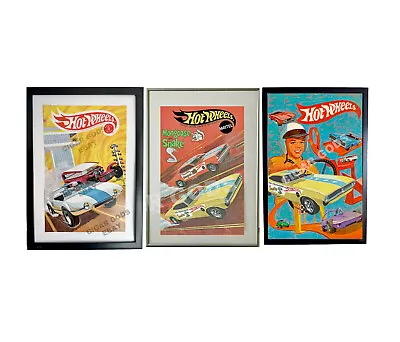 3 Vintage Hot Wheels Redline Posters 11  X 17  NO FRAME Snake & Mongoose • $77.06