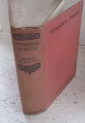 Vintage Book 1917 Temporal Power A Study In Supremacy Corelli Novel H/B • £12