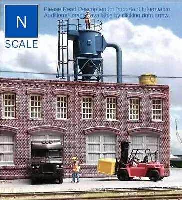 N Scale Trains Dust Collection Rnd. S. Buildings Structures • $29.99