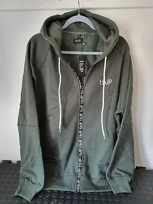 Tbjp Green Tracksuit Zip Hoodie Jogger Sweater Leisure Active Gym Wear Set 2xl • £35