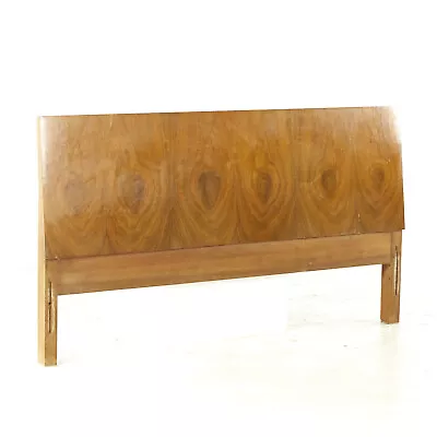 American Of Martinsville Mid Century Walnut Full Headboard • $1195