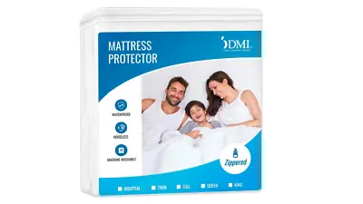 Mattress Protector Waterproof Cover Bed Bug Protect Zippered Noiseless Twin Size • $12.32