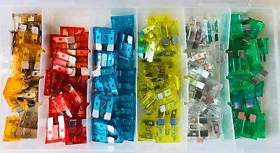 120 Assorted Car Truck Standard Fuses 57.51015202530 AMP • $9.99