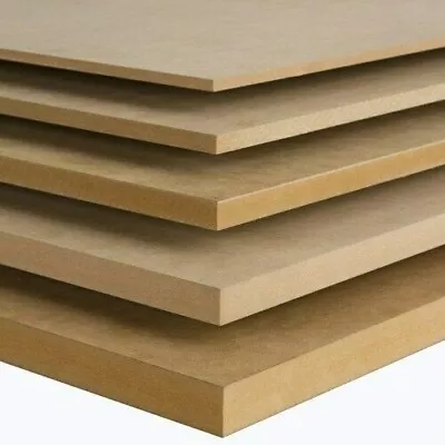 Pack Of 20 MDF Boards/ Sheets Cut To Size - 3mm 6mm 9mm • £19.99