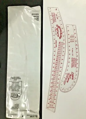 Universal Inseam Hip Ruler Pant Crotch French Curve Sew Pattern Alter Clothing • $14.99