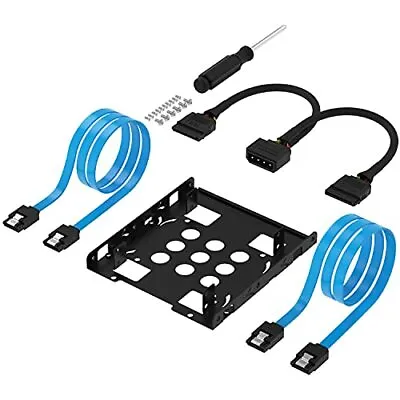 Sabrent 3.5-Inch To X2 SSD / 2.5-Inch Internal Hard Drive Mounting Kit [SATA] • £13.24