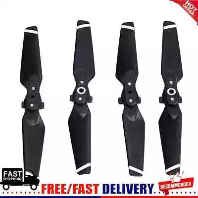 4pcs Folding Carbon Fiber Blades Propeller For DJI Spark Drone(Silver) • £3.70