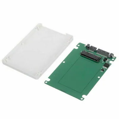 Cablecc 1.8  Micro SATA 16pin SSD To 2.5  SATA 22pin Hard Disk Case Enclosure • $8.18