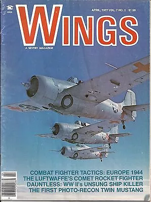 Wings  V7 N2 Luftwaffe Me 163 Comet Rocket Fighter SPD Dauntless F-82 • $13.95