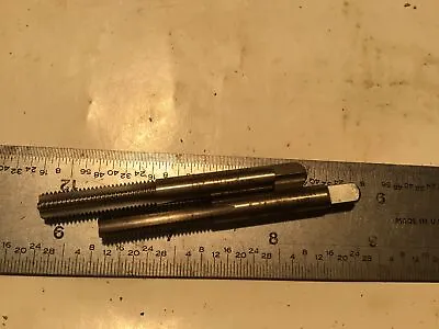 2 Pc 1/4-28 LEFT HAND North American HSS GH5 4 Flute Bottom Tap New (476) • $18