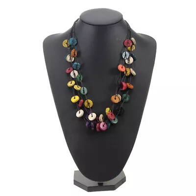 Vintage Neck Jewelry Strands Necklace Bohemia African Bead Necklace • $9.29