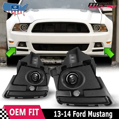 Projector For 2013-2014 Ford Mustang Fog Light Lamps+Wiring+Switch Clear Bumper • $79.99