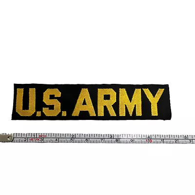 US Army Tape BLACK & GOLD Vietnam Era Field Combat Uniform Sew On Name Tape • $12