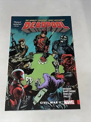 Deadpool: World's Greatest Vol. 5 : Civil War II (2017 Trade Paperback) • $11.95