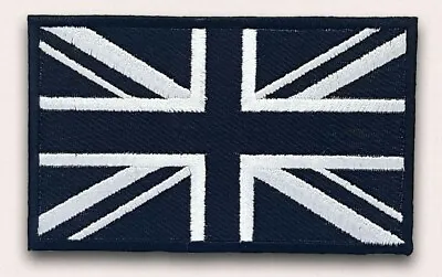 £2.79 • Buy Union Jack Black Flag Embroidery Sew On Iron On Patch Badge FREE UK POST