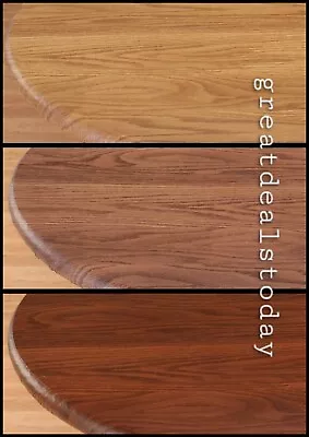 $25.43 • Buy Fitted Vinyl Wood Grain Table Cover 40 -44  45 -56  Round 42  X 68  Oval/Oblong