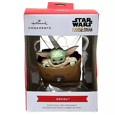 Hallmark Star Wars Mandalorian Ornament  Grogu  Baby Yoda Disney 2 X2  LucasFilm • $12