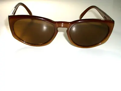 VINTAGE VUARNET Px FRANCE 073 DEEP BROWN CRYSTAL LENS SLEEK SUNGLASSES • $281.24