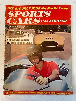 Vintage Sports Cars Illustrated December 1957 Corvette • $6.99