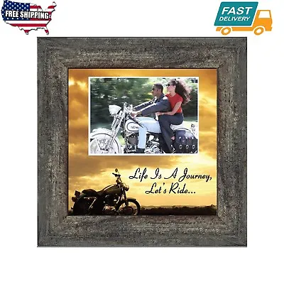 Home Kitchen Decor Decoration Motorcycle Harley Davidson Picture Frame Landscape • $42.50