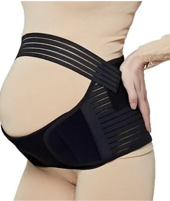 £2.99 • Buy Pregnancy Maternity Belt Lumbar Back Support Belly Bump Strap Brace Waist Band