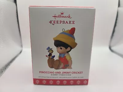 2017 Hallmark Pinocchio And Jiminy Cricket Disney Precious Moments Ornament!!! • £33.75