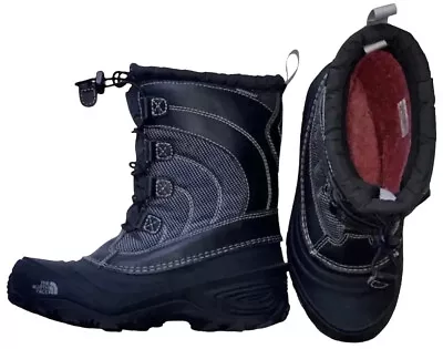 NORTH FACE Alpenglow IV Boots 3 Tall Youth Toggle PREOWNED  FAST SHIP! • $27.55