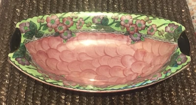 £12.95 • Buy Vintage Maling Ware, May Bloom 8.5” Oval Dish Basket Bowl IN BEAUTIFUL CONDITION