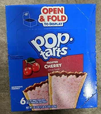 £26.18 • Buy Kellog's Pop Tarts Frosted Cherry Toaster Pastries Master Case [6-Count]